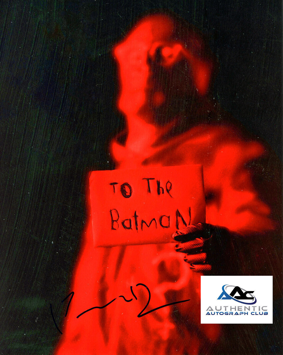 PAUL DANO AUTOGRAPH SIGNED 8X10 PHOTO RIDDLER THE BATMAN DC COMICS COA