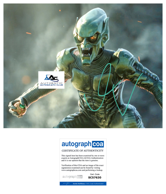 WILLEM DAFOE AUTOGRAPH SIGNED 8X10 PHOTO SPIDERMAN SPIDER-MAN GREEN GOBLIN ACOA