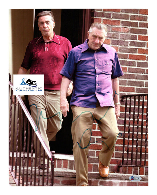 ROBERT DE NIRO AUTOGRAPH SIGNED 11X14 PHOTO BECKETT BAS