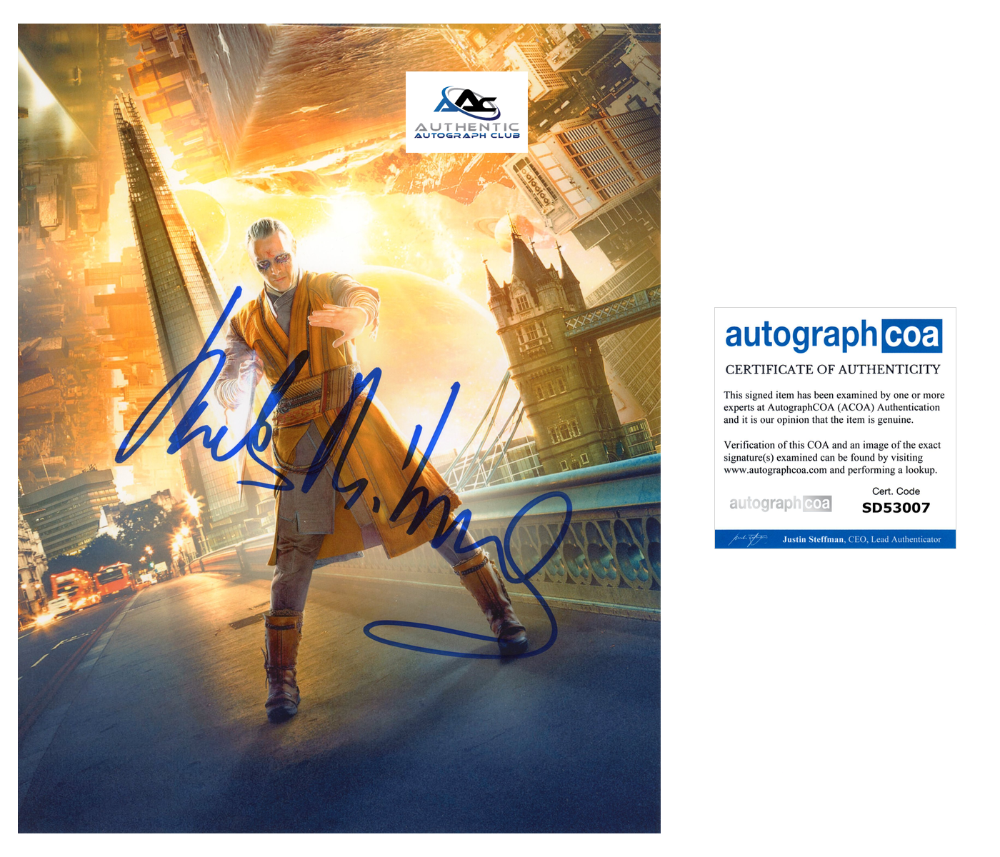 MADS MIKKELSEN AUTOGRAPH SIGNED 8X10 PHOTO DOCTOR STRANGE ACOA