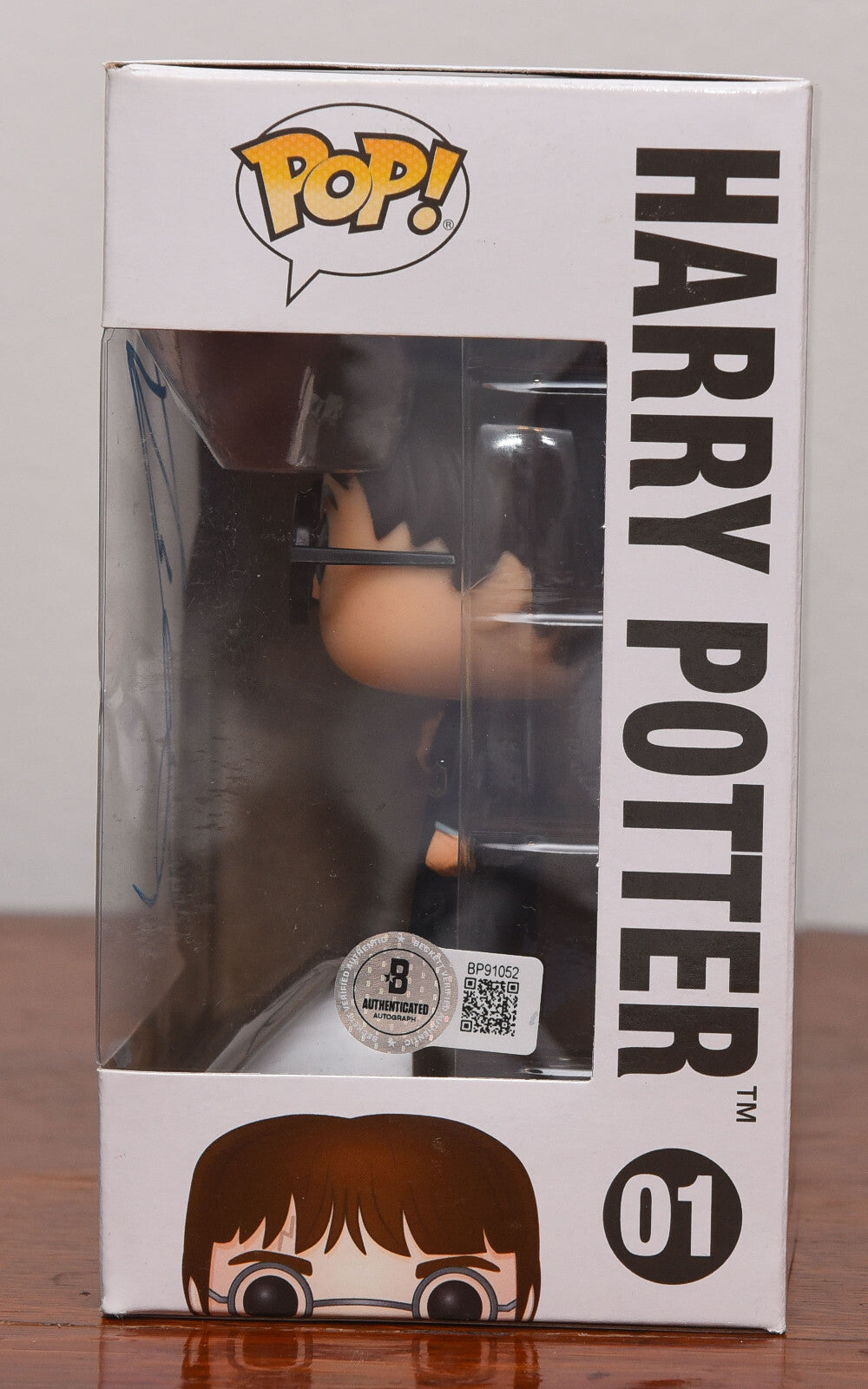 DANIEL RADCLIFFE AUTOGRAPH SIGNED HARRY POTTER FUNKO POP 01 BECKETT BAS