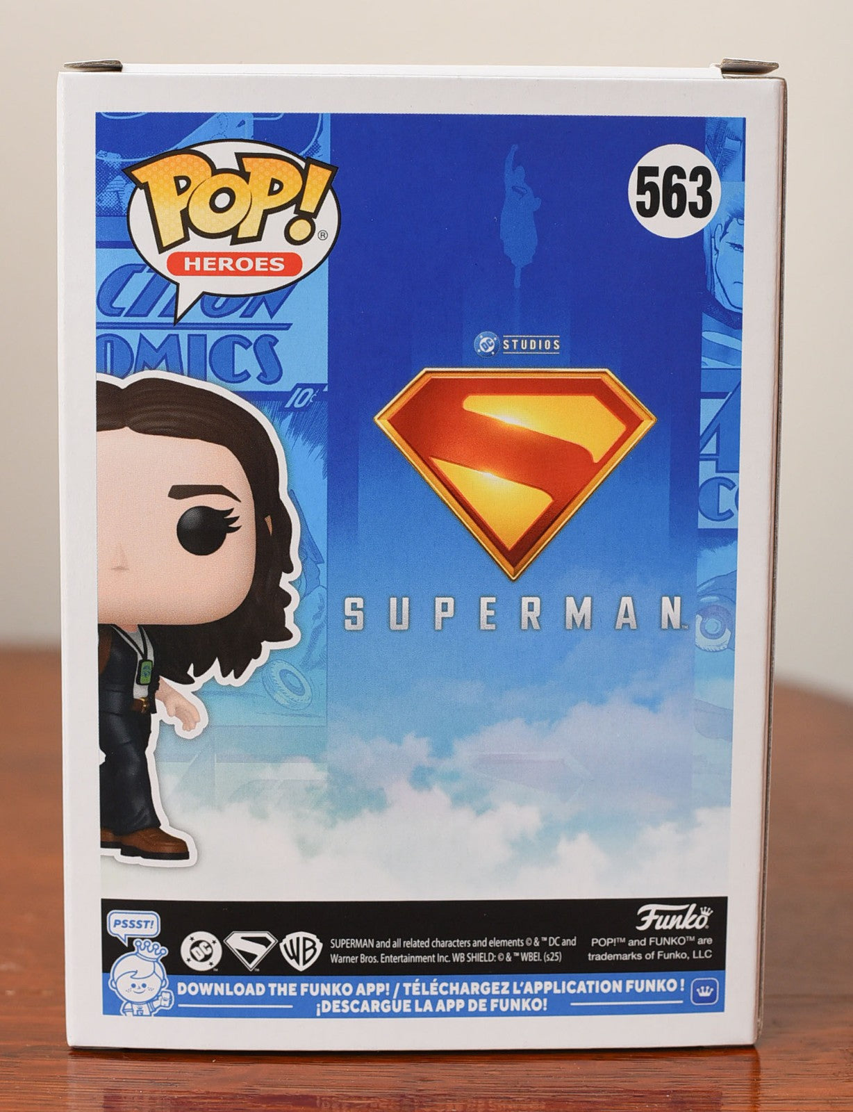RACHEL BROSNAHAN AUTOGRAPH SIGNED LOIS LANE SUPERMAN FUNKO POP 563