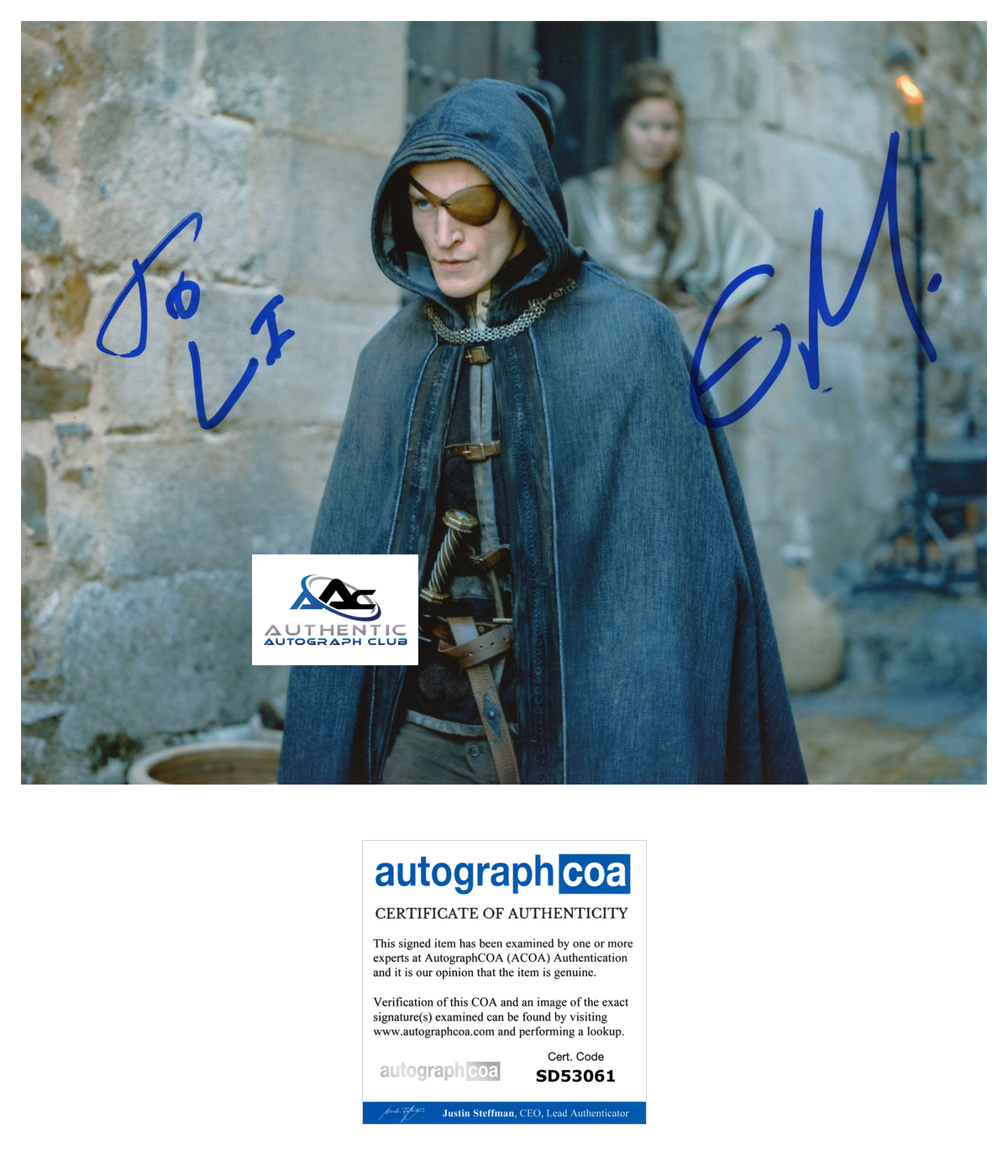 EWAN MITCHELL AUTOGRAPH SIGNED 8X10 PHOTO HOUSE OF THE DRAGON ACOA