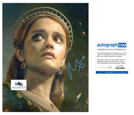 OLIVIA COOKE AUTOGRAPH SIGNED 8X10 PHOTO HOUSE OF THE DRAGON ACOA