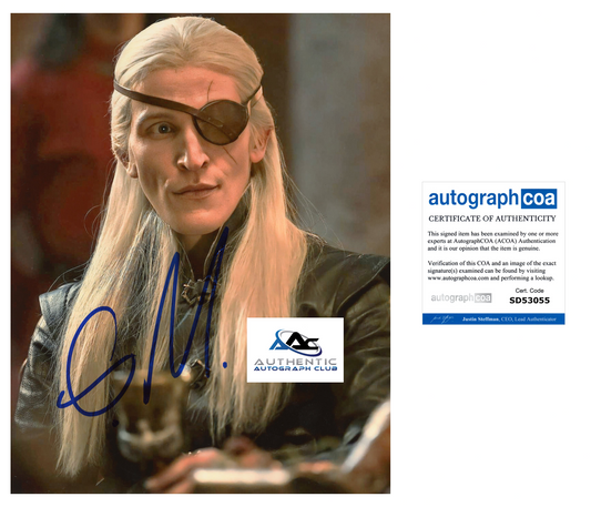 EWAN MITCHELL AUTOGRAPH SIGNED 8X10 PHOTO HOUSE OF THE DRAGON ACOA