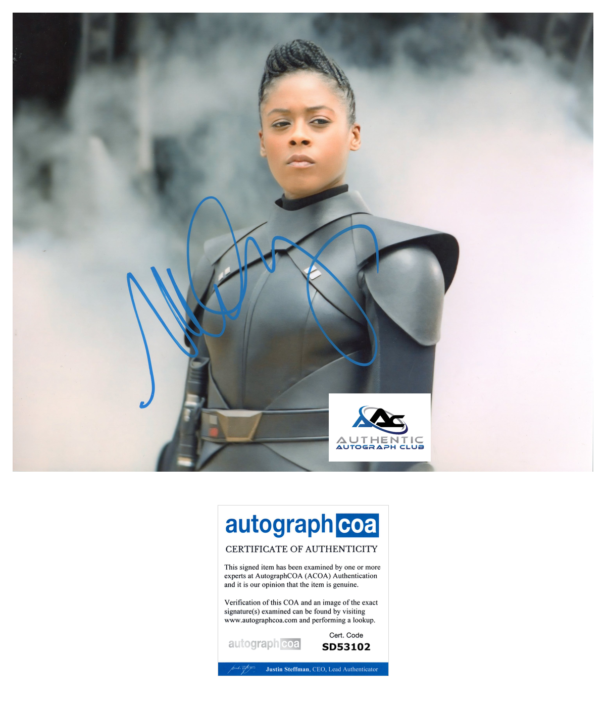 MOSES INGRAM AUTOGRAPH SIGNED 8x10 PHOTO STAR WARS ACOA