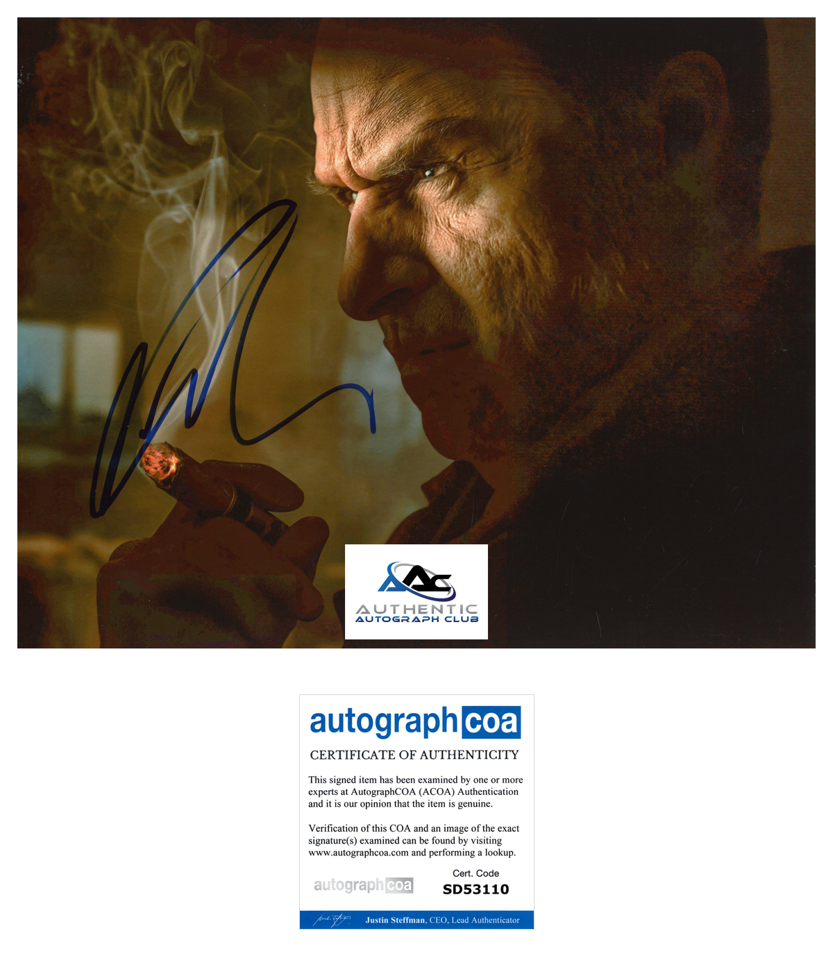 COLIN FARRELL AUTOGRAPH SIGNED 8X10 PHOTO THE BATMAN PENGUIN DC COMICS ACOA