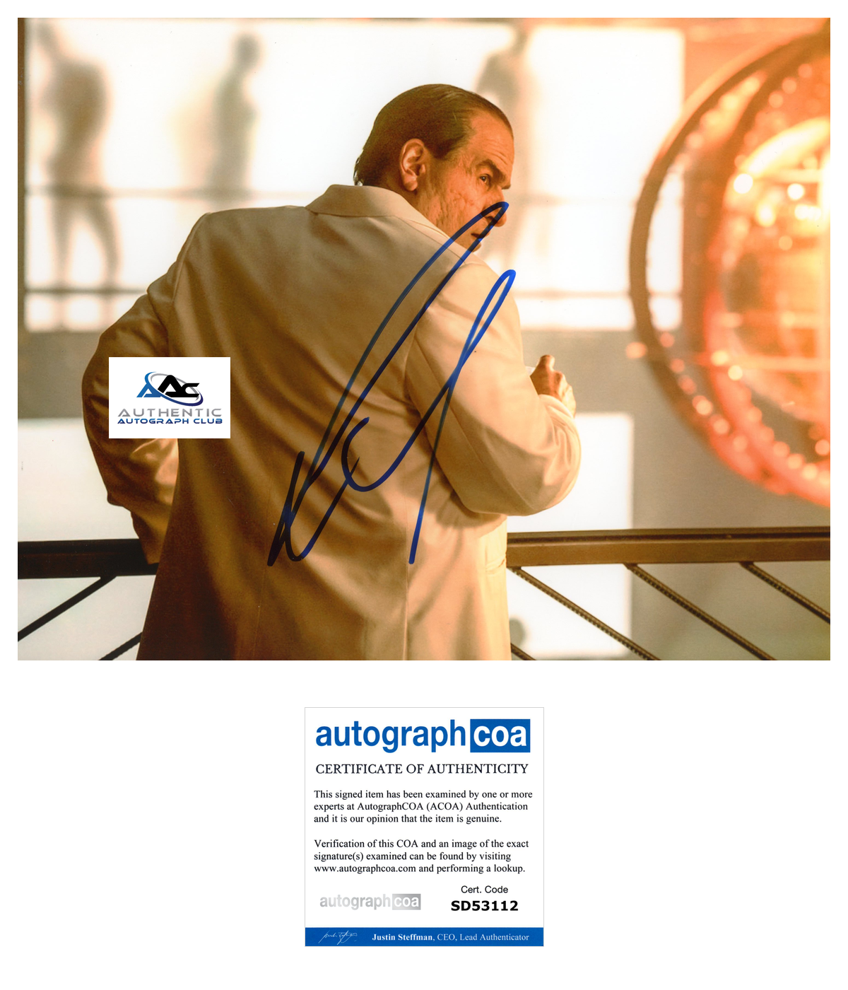 COLIN FARRELL AUTOGRAPH SIGNED 8X10 PHOTO THE BATMAN PENGUIN DC COMICS ACOA