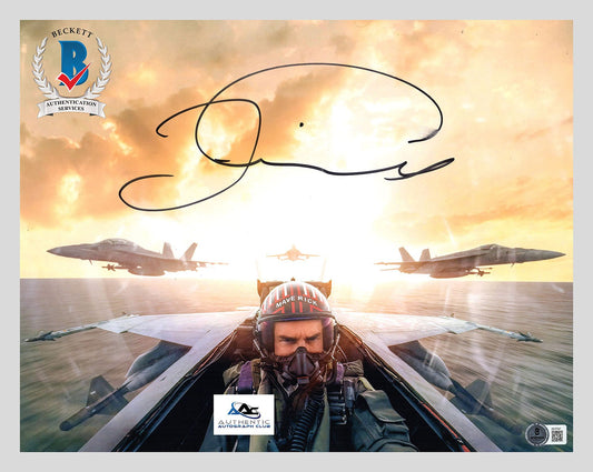 TOM CRUISE AUTOGRAPH SIGNED 11X14 PHOTO MISSION IMPOSSIBLE BECKETT BAS LOA