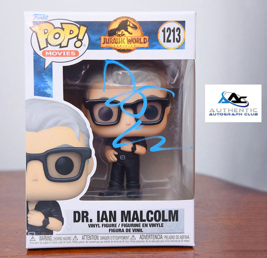 JEFF GOLDBLUM AUTOGRAPH SIGNED FUNKO POP JURASSIC WORLD JSA DR IAN MALCOLM COA