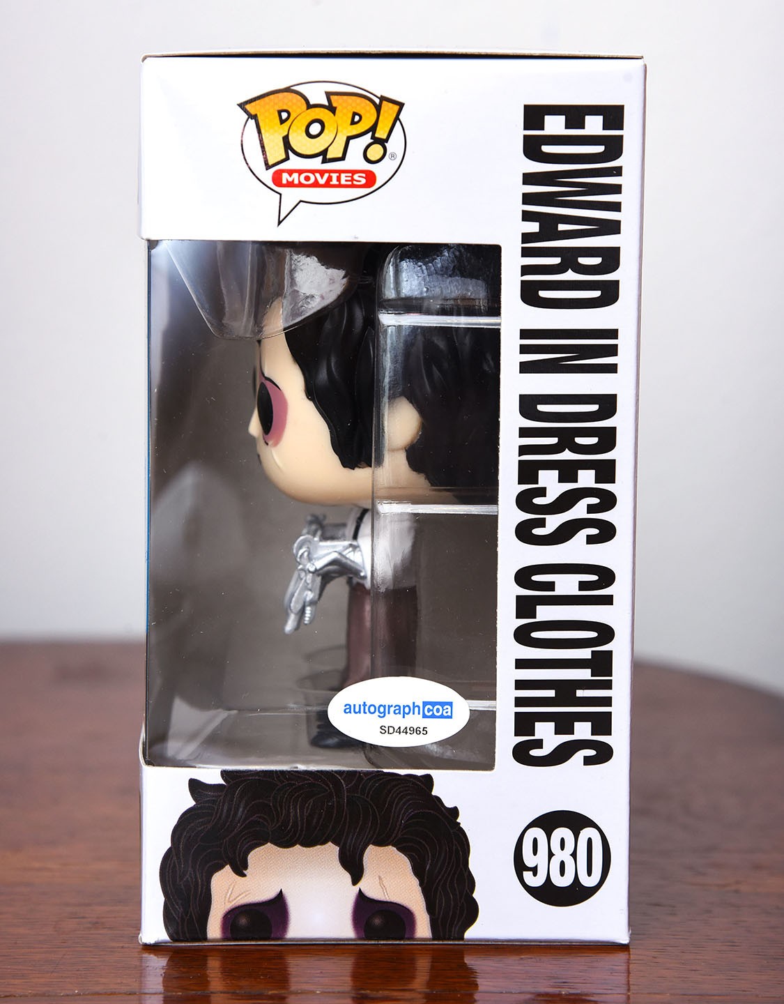 JOHNNY DEPP AUTOGRAPH SIGNED FUNKO POP EDWARD SCISSORHANDS ACOA