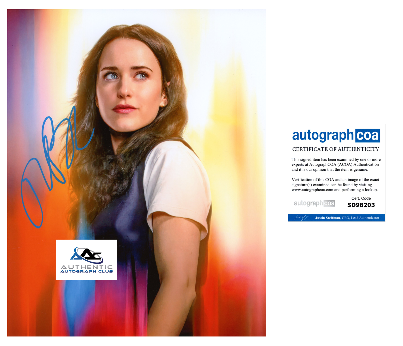 RACHEL BROSNAHAN AUTOGRAPH SIGNED 8x10 PHOTO LOIS LANE SUPERMAN DC COMICS ACOA