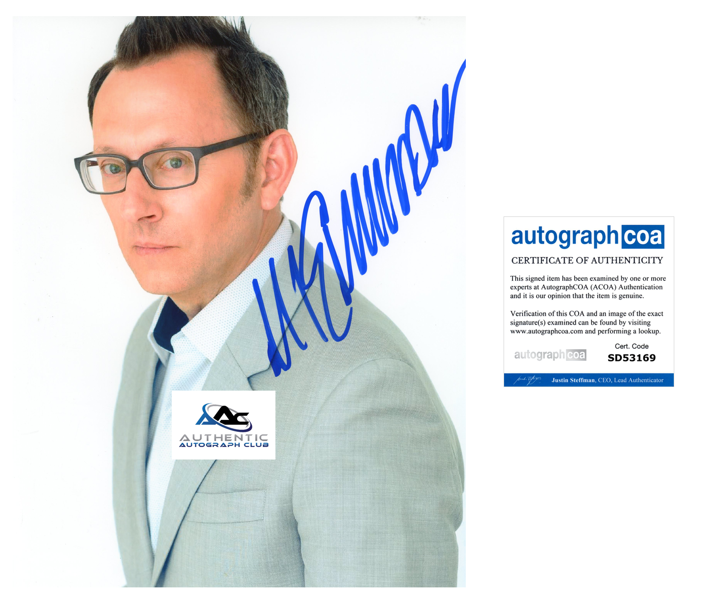 MICHAEL EMERSON AUTOGRAPH SIGNED 8X10 PHOTO PERSON OF INTEREST ACOA