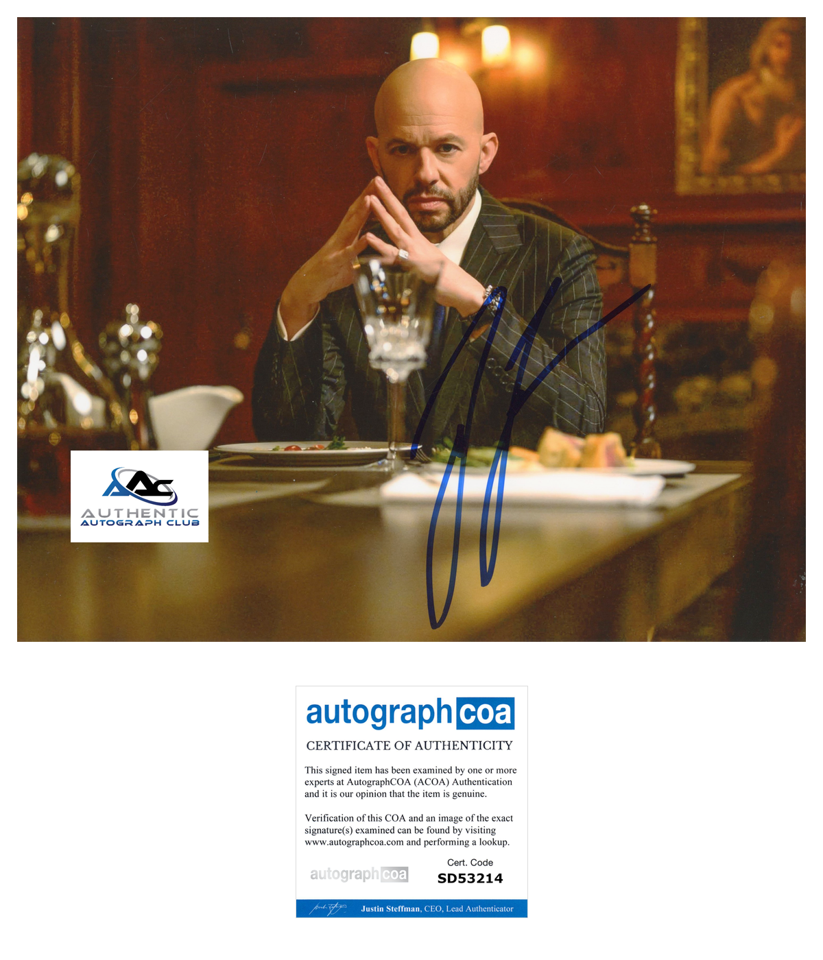 JON CRYER AUTOGRAPH SIGNED 8x10 PHOTO ACOA