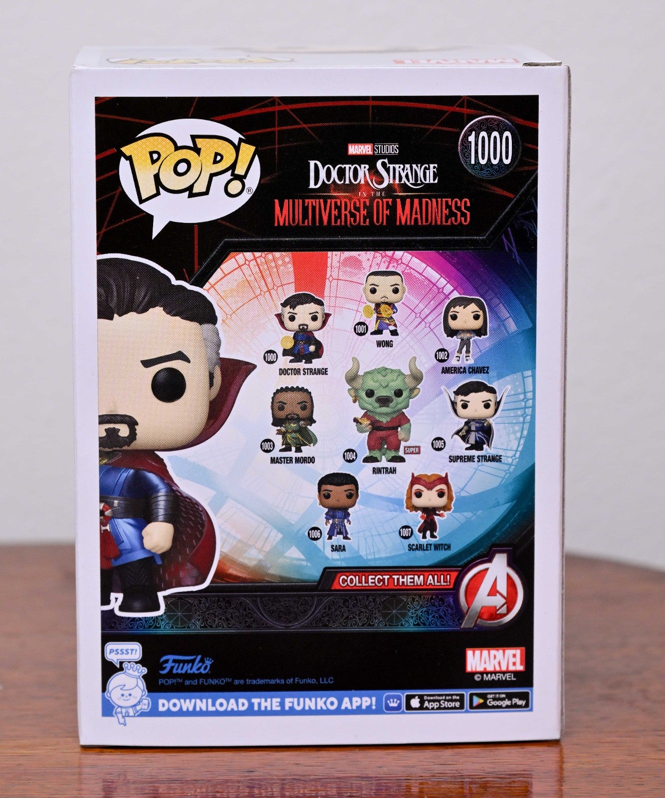 BENEDICT CUMBERBATCH AUTOGRAPH SIGNED DOCTOR STRANGE FUNKO MARVEL BECKETT BAS