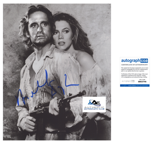 MICHAEL DOUGLAS AUTOGRAPH SIGNED 11x14 PHOTO ACOA