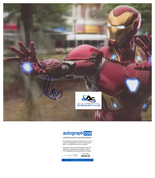 ROBERT DOWNEY JR AUTOGRAPH SIGNED 11x14 PHOTO MARVEL AVENGERS IRON MAN ACOA