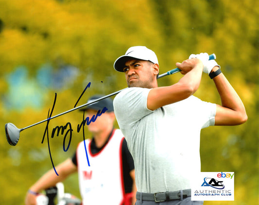 TONY FINAU AUTOGRAPH SIGNED 8x10 PHOTO PGA PROFESSIONAL GOLFER COA