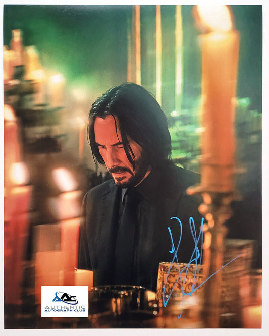 RARE KEANU REEVES AUTOGRAPH SIGNED 11x14 PHOTO JOHN WICK 4