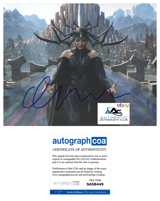 CATE BLANCHETT AUTOGRAPH SIGNED 8X10 THOR VILLAN RAGNAROK PHOTO ACOA