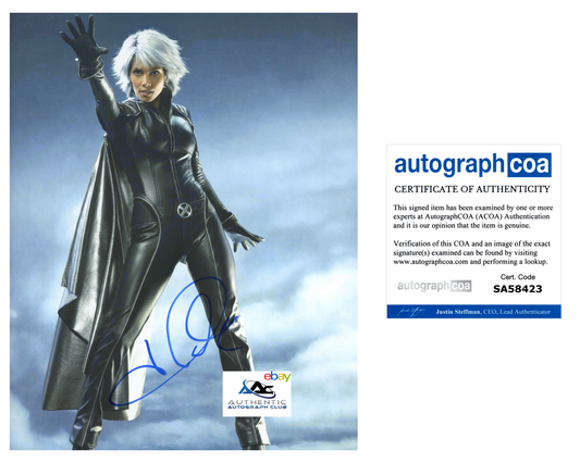 HALLE BERRY AUTOGRAPH SIGNED 8X10 PHOTO X-MEN STORM ACOA