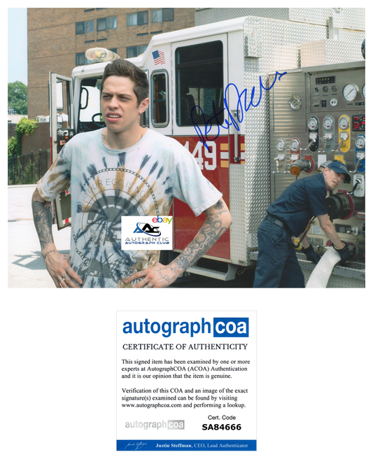 PETE DAVIDSON AUTOGRAPH SIGNED 8X10 PHOTO THE KING OF STATEN ISLAND SNL ACOA