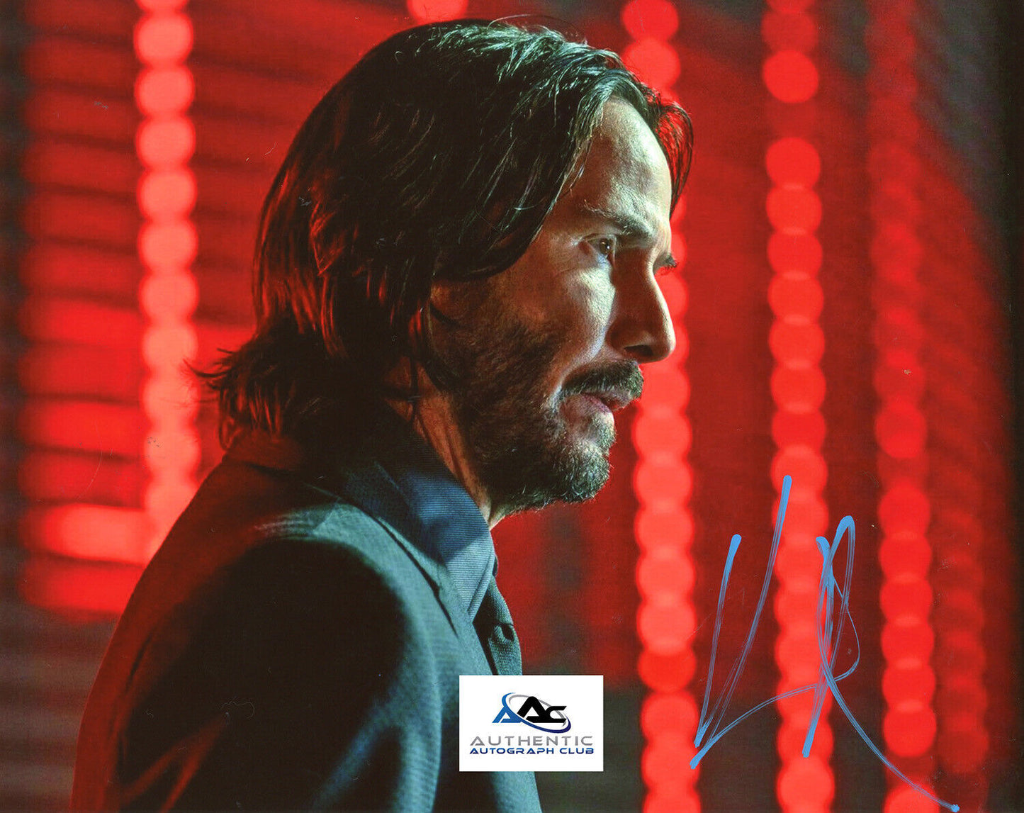 RARE KEANU REEVES AUTOGRAPH SIGNED 8X10 PHOTO JOHN WICK 4