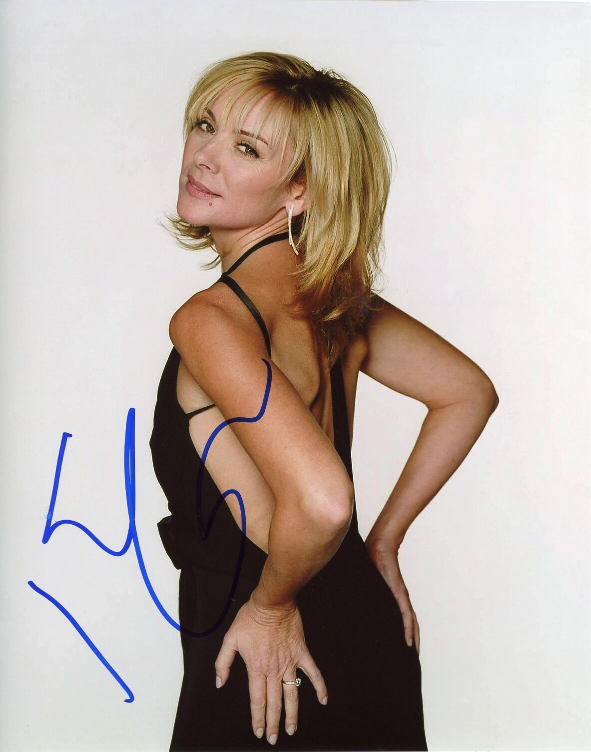 Kim Cattrall Autograph Signed 8x10 photo Sex and the City COA