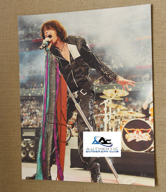 STEVEN TYLER AUTOGRAPH SIGNED 11x14 PHOTO AEROSMITH COA