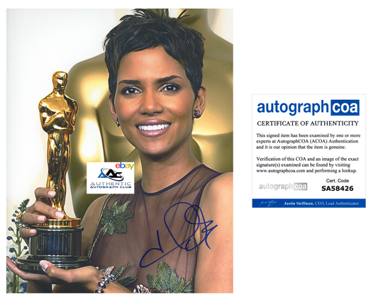 HALLE BERRY AUTOGRAPH SIGNED 8X10 PHOTO OSCAR ACADEMY AWARD WINNER ACOA