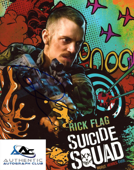 JOEL KINNAMAN AUTOGRAPH SIGNED 8X10 PHOTO SUICIDE SQUAD RICK FLAG COA