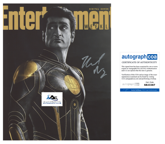 KUMAIL NANJIANI AUTOGRAPH SIGNED 11x14 PHOTO ACOA