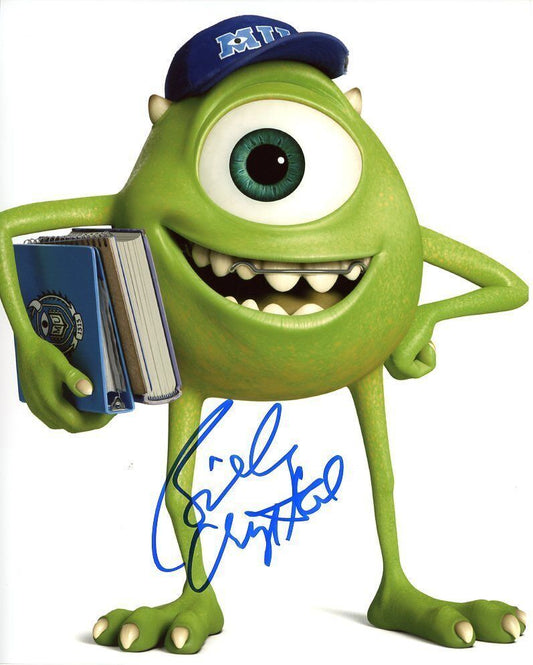 BILLY CRYSTAL AUTOGRAPH SIGNED 8x10 PHOTO MIKE MONSTERS UNIVERSITY COA