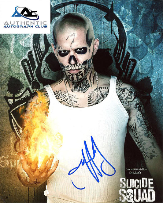 JAY HERNANDEZ AUTOGRAPH SIGNED 8X10 PHOTO SUICIDE SQUAD DIABLO COA