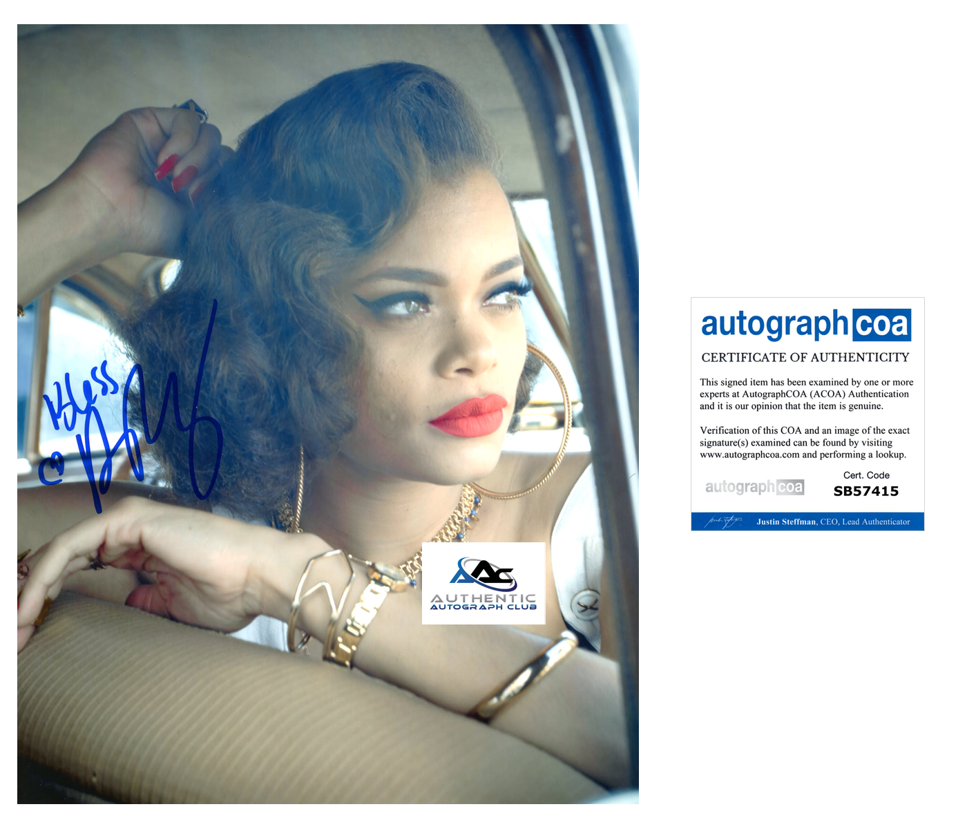 ANDRA DAY AUTOGRAPH SIGNED 8X10 PHOTO ACOA