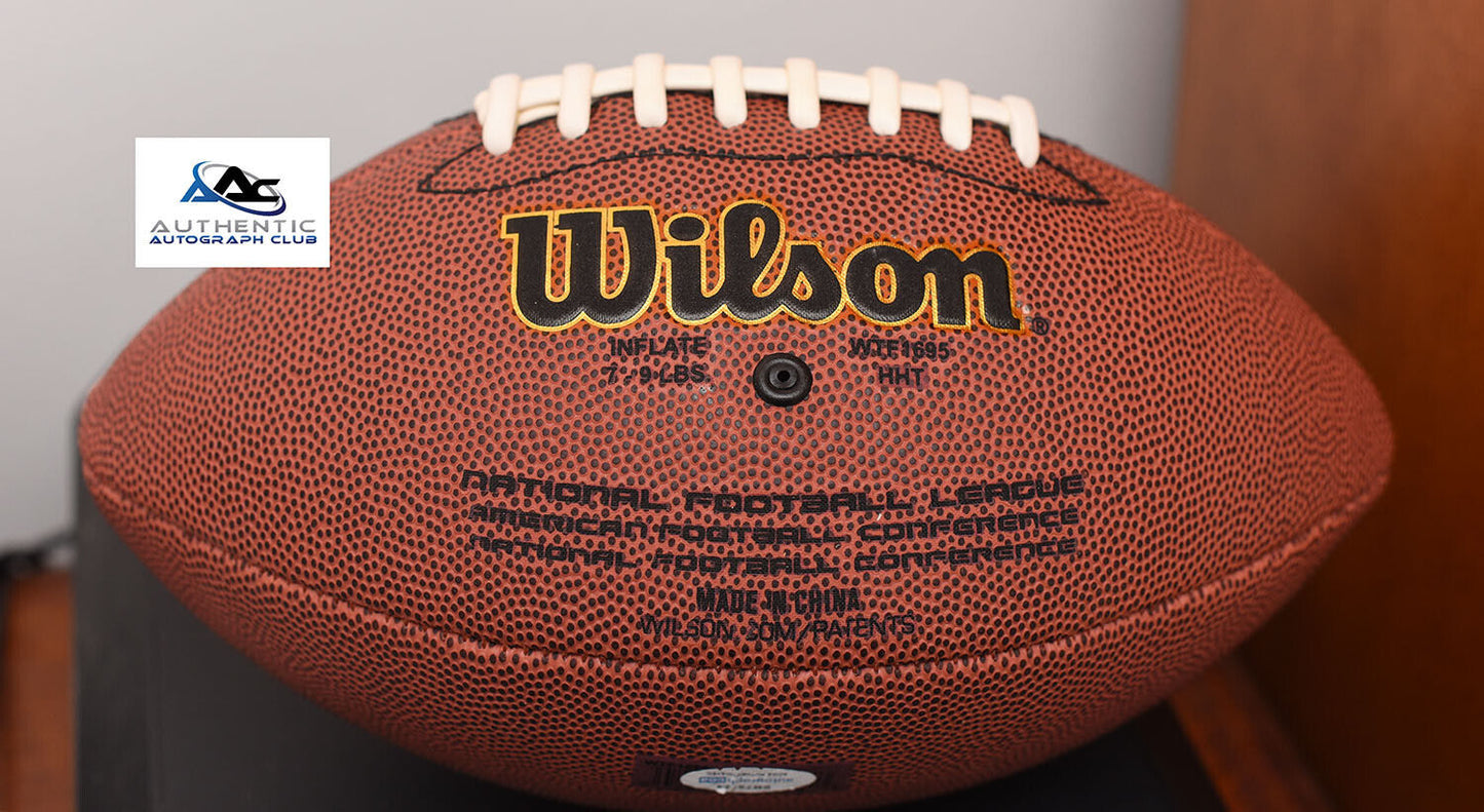 PEYTON MANNING AUTOGRAPH SIGNED WILSON OFFICIAL TOUCHDOWN FOOTBALL BRONCOS ACOA