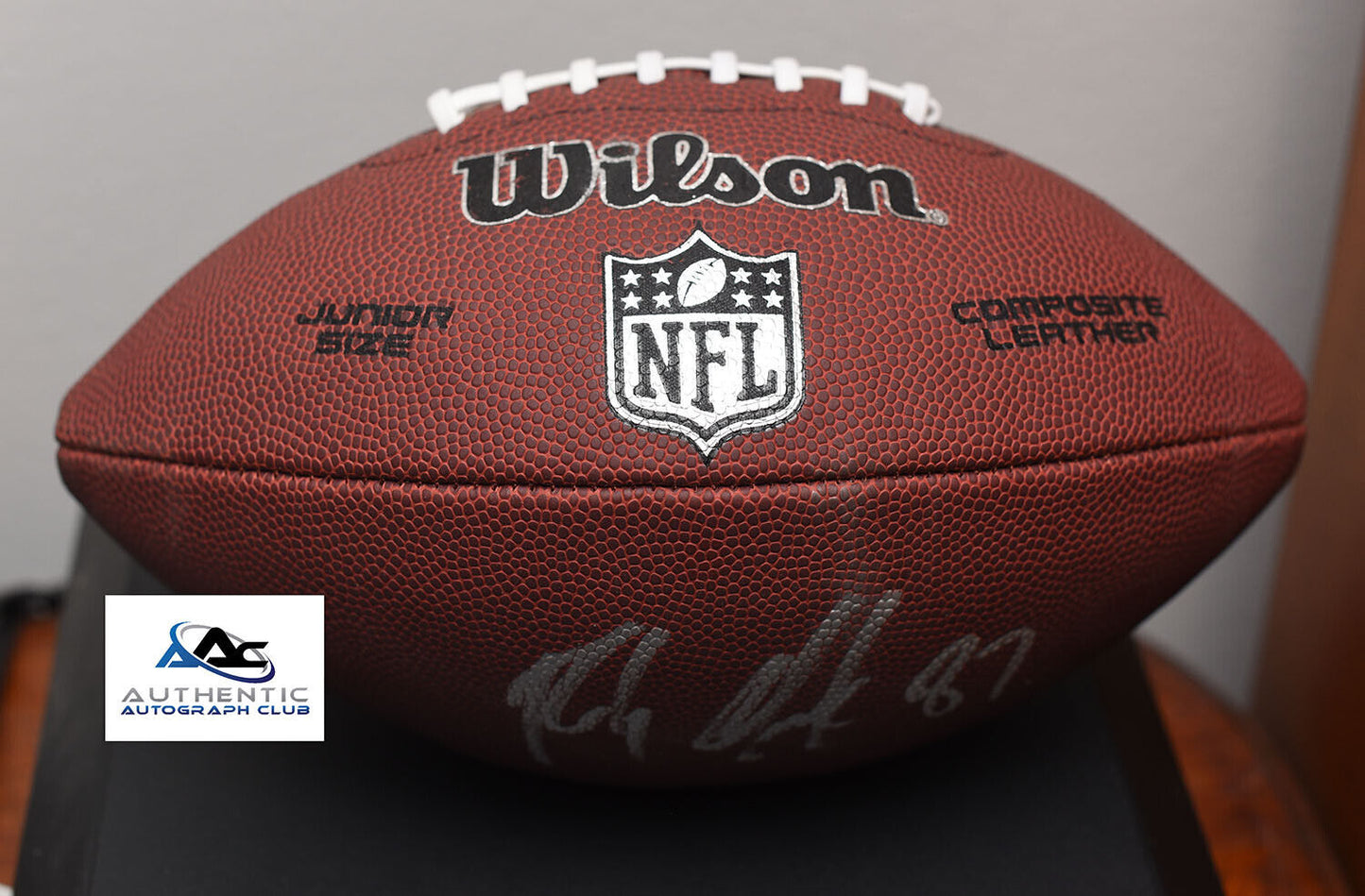 ROB GRONKOWSKI AUTOGRAPH SIGNED FOOTBALL PATRIOTS BUCCANEERS JSA COA