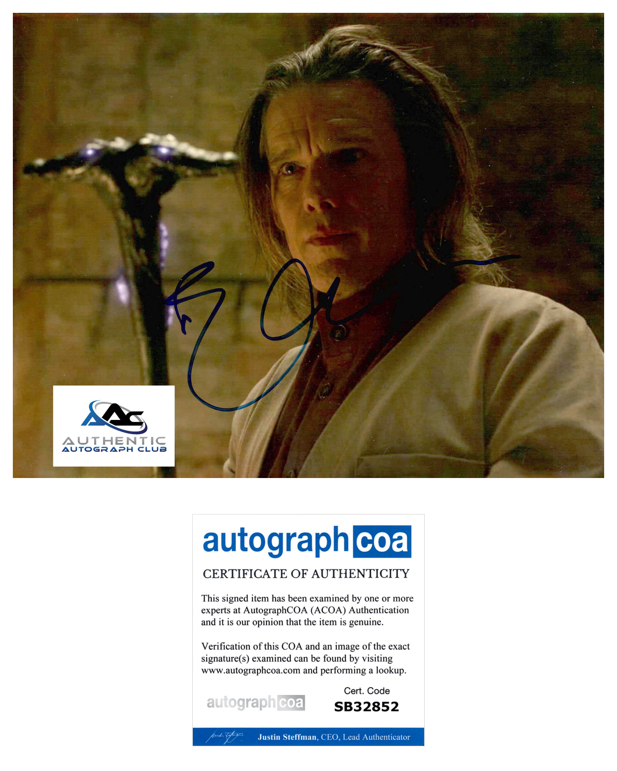 ETHAN HAWKE AUTOGRAPH SIGNED 8X10 PHOTO MOON KNIGHT MARVEL ACOA