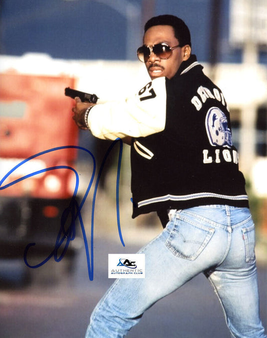 EDDIE MURPHY AUTOGRAPH SIGNED 8x10 BEVERLY HILLS COP PHOTO COA