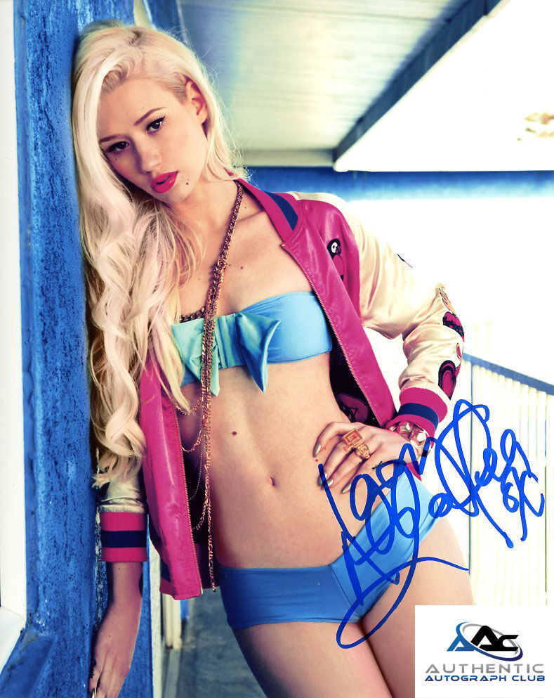 IGGY AZALEA AUTOGRAPH SIGNED 8x10 PHOTO RAP HIP HOP AUSTRALIAN ARTIST COA