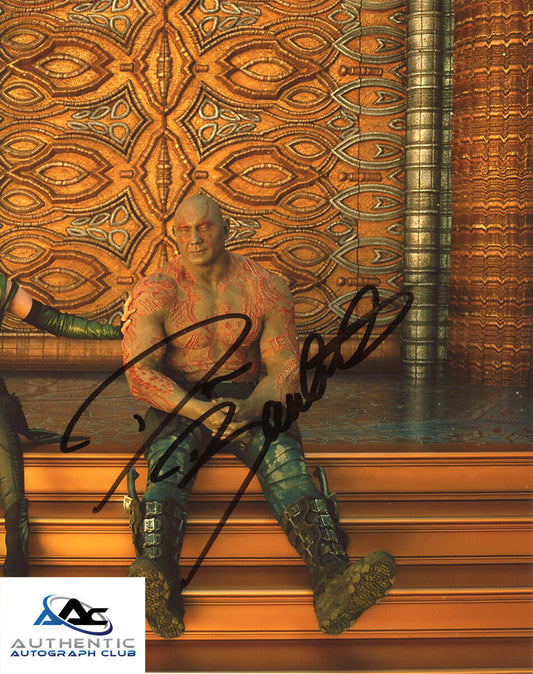 DAVE BAUTISTA AUTOGRAPH SIGNED 8x10 PHOTO DRAX GUARDIANS OF THE GALAXY VOL.2 COA