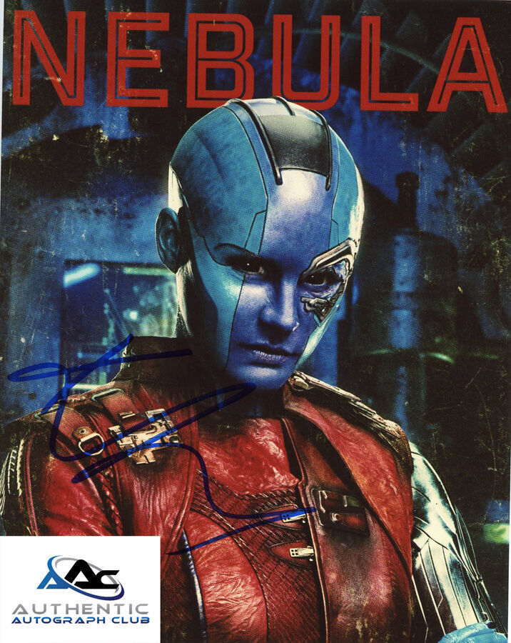 KAREN GILLAN AUTOGRAPH SIGNED 8x10 PHOTO NEBULA GUARDIANS OF THE GALAXY VOL2 COA