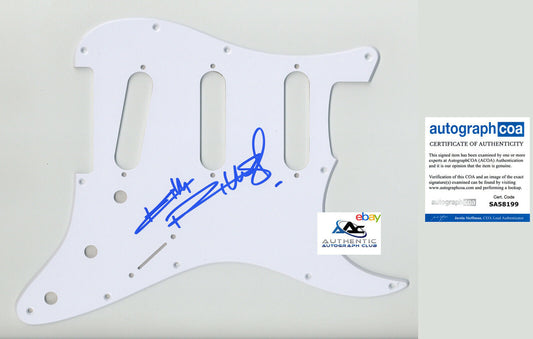 KEITH RICHARDS AUTOGRAPH SIGNED PICKGUARD SCRATCHPLATE ROLLING STONES ACOA