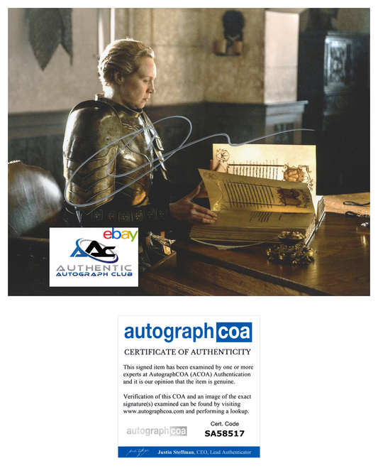 GWENDOLINE CHRISTIE AUTOGRAPH SIGNED 8x10 PHOTO GAME OF THRONES ACOA