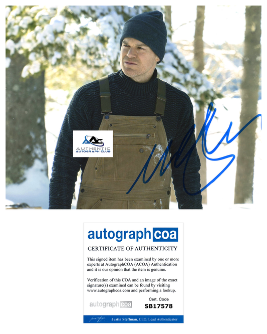 MICHAEL C HALL AUTOGRAPH SIGNED 8X10 PHOTO DEXTER ACOA