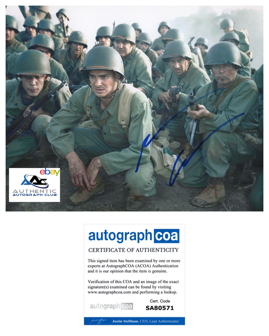 ANDREW GARFIELD AUTOGRAPH SIGNED 8X10 PHOTO HACKSAW RIDGE ACOA