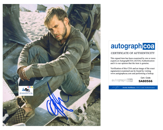 DOMINIC MONAGHAN AUTOGRAPH SIGNED 8X10 PHOTO LOST ACOA