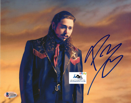 POST MALONE AUTOGRAPH SIGNED 8x10 PHOTO RAPPER SINGER BECKETT