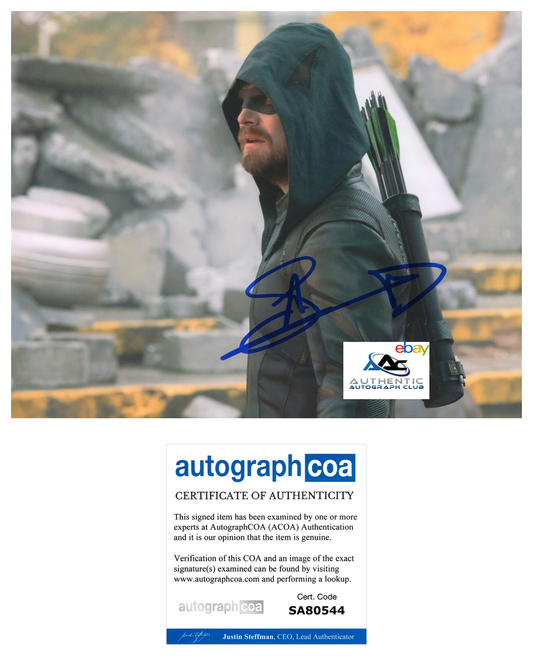 STEPHEN AMELL AUTOGRAPH SIGNED 8x10 PHOTO ARROW DC COMICS ACOA