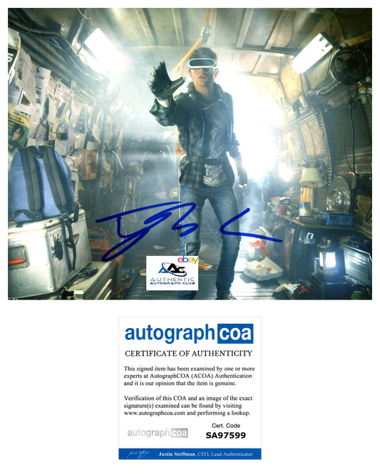 TYE SHERIDAN AUTOGRAPH SIGNED 8x10 PHOTO READY PLAYER ONE ACOA COA